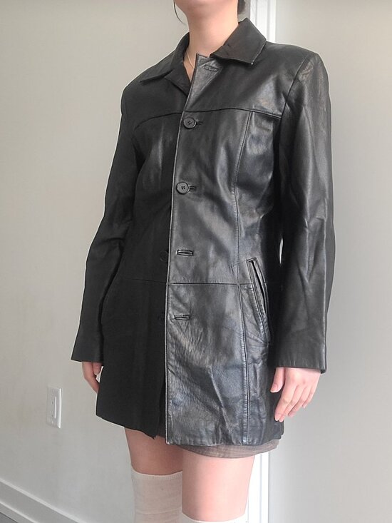 Danier Jackets & Blazers - Daniel's Vintage Slim Midi Leather Jacket